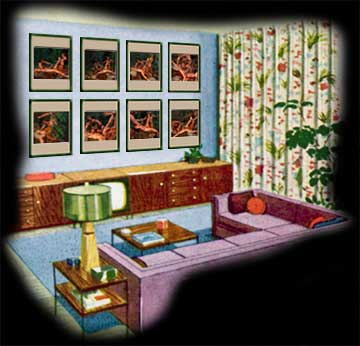 An example of how these prints can be framed and displayed.