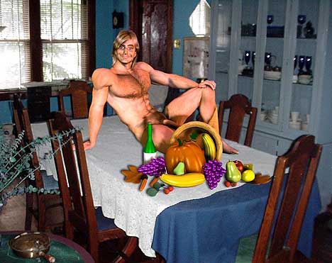 One of the many photos of Aaron in the nude, enjoying his home. From Aaron's Personal, Home Photographs.