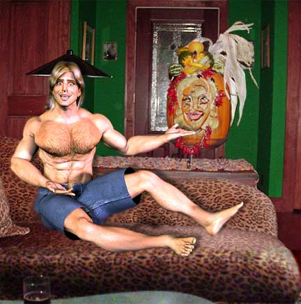 One of the many photos of Aaron in the nude, enjoying his home. From Aaron's Personal, Home Photographs.