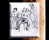 Click for larger image of this vintage bisexual drawing series