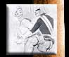 Click for larger image of this vintage gay drawing series