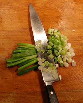 Chopped green onions