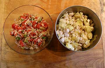 Fillings for calzone