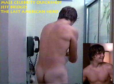 Jeff Bridges, nude