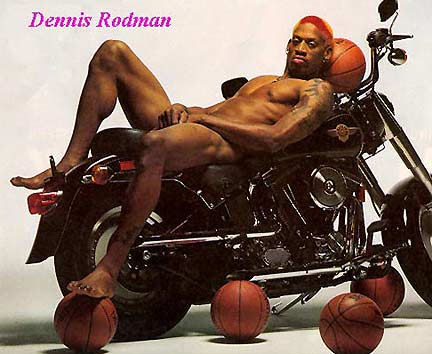 Dennis Rodman, nude