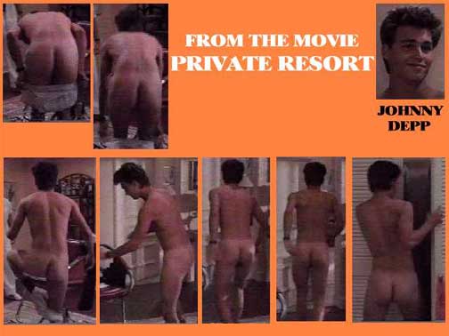 Johnny Depp nude