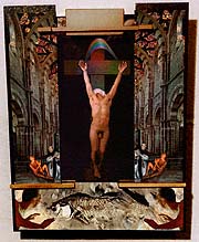 Crucifixion 2000 by gay artist Bruce Cegur