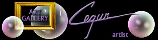 Art Gallery, fearuting National artist Bruce Cegur.